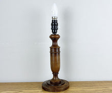 Load image into Gallery viewer, Vintage Wood Lamp Base
