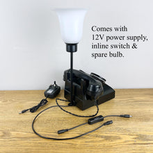 Load image into Gallery viewer, Nostalgic Bakelite Telephone Lamp, Vintage 1930s Style Desk Light
