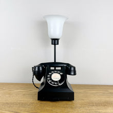 Load image into Gallery viewer, Nostalgic Bakelite Telephone Lamp, Vintage 1930s Style Desk Light
