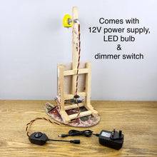 Load image into Gallery viewer, Surreal Artist Lamp, Surrealist Decor.
