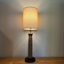 Load image into Gallery viewer, Vintage Rustic Mill Bobbin Lamp
