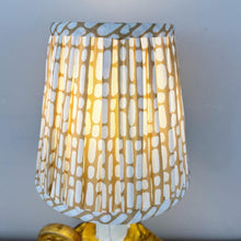 Load image into Gallery viewer, Pair Of Gold Colour Vintage French Chateau Style Chamberstick Lamps.
