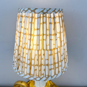Pair Of Gold Colour Vintage French Chateau Style Chamberstick Lamps.