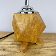Load image into Gallery viewer, Art Deco Geometric Wooden Lamp
