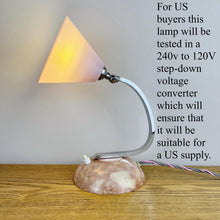 Load image into Gallery viewer, Vintage Bakelite &amp; Chrome Art Deco Lamp.
