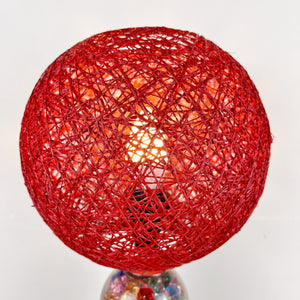 Vintage Glass Multicoloured Bubble Lamp