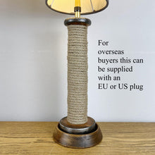 Load image into Gallery viewer, Pair Of Vintage Rustic Mill Bobbin Lamps
