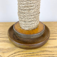 Load image into Gallery viewer, Pair Of Vintage Rustic Mill Bobbin Lamps
