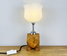 Load image into Gallery viewer, Art Deco Geometric Wooden Lamp
