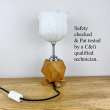 Load image into Gallery viewer, Art Deco Geometric Wooden Lamp
