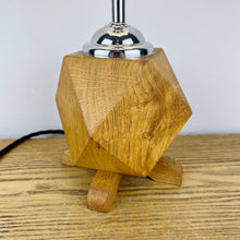 Load image into Gallery viewer, Art Deco Geometric Wooden Lamp

