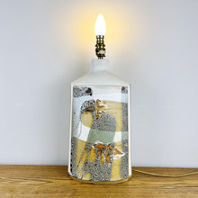 Load image into Gallery viewer, Large Vintage Tremaen Pottery Lamp, Peter Ellery Resist Design.
