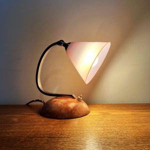 Vintage Bakelite & Chrome Art Deco Lamp.