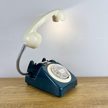 Load image into Gallery viewer, ManCave Lighting, Blue / Cream Telephone Lamp

