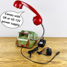 Load image into Gallery viewer, ManCave Lamp, Retro Telephone Desk Lamp
