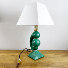 Load image into Gallery viewer, Vintage Green Ceramic Abstract Sculptural Lamp
