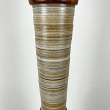 Load image into Gallery viewer, Pair Of Rare Mid Century Lamps, Teak &amp; Cardboard.
