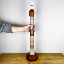 Load image into Gallery viewer, Pair Of Rare Mid Century Lamps, Teak &amp; Cardboard.
