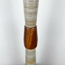 Load image into Gallery viewer, Pair Of Rare Mid Century Lamps, Teak &amp; Cardboard.

