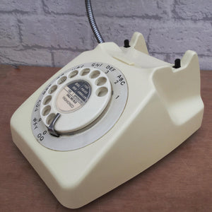 Retro Telephone Lamp Cream