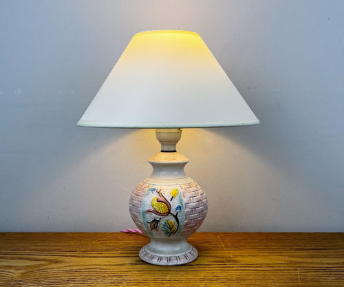 Vintage Pink Ceramic Lamp
