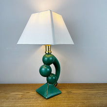 Load image into Gallery viewer, Vintage Green Ceramic Abstract Sculptural Lamp
