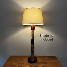Load image into Gallery viewer, Pair Of Rare Mid Century Lamps, Teak &amp; Cardboard.
