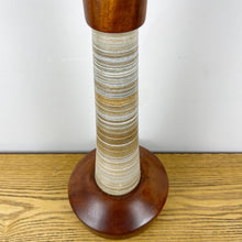 Load image into Gallery viewer, Pair Of Rare Mid Century Lamps, Teak &amp; Cardboard.

