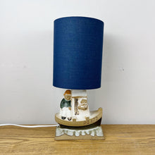 Load image into Gallery viewer, Vintage Tremaen Pottery Lamp, Stoneware Penzance Fishing Boat
