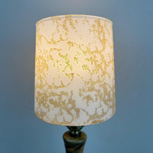 Load image into Gallery viewer, Art Deco Wood &amp; Resin Lamp With Glass Shade.
