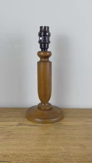 Vintage Wooden  Lamp Base