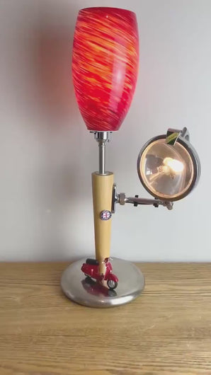 Retro Scooter Lover Lamp.
