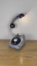 Load and play video in Gallery viewer, Grey &amp; Black Desk Lamp, Working From Home Gift.
