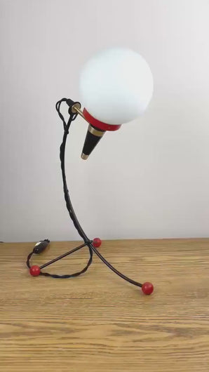 Mid Century Spaceage Atomic Lamp