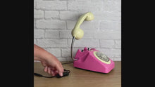 Load and play video in Gallery viewer, Hot Pink Lamp, Girly Gift
