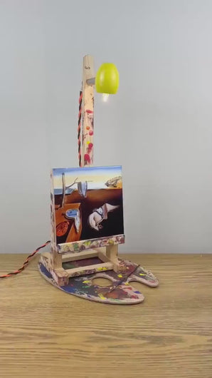 Surreal Artist Lamp, Surrealist Decor.