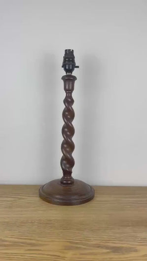 Antique Large Barley Twist Lamp