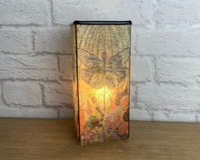 Load image into Gallery viewer, Dragonfly Decor, Dragonfly Gift, Dragonfly Lamp, Nature Decor, Garden Lover, Bedroom Lamp, Glass Lamp, Table Lamp, Gardener Gift, Mum Gift
