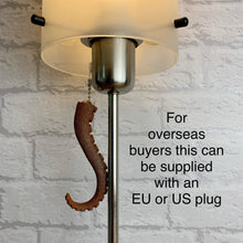Load image into Gallery viewer, Octopus Decor, Octopus Gifts, Octopus Light, Steampunk Lamp, Quirky Decor, Octopus Kraken, Alternative Decor, Steampunk Decor, Quirky Gift.
