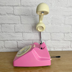 Pink Lamp, Pink Desk Lamp, Pink Office Decor, Pink Bedside Lamp, Home Office Decor, Quirky Gifts, Retro Lamp, Working From Home, Girly Gift