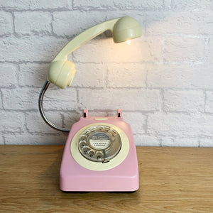 Lamp Pink, Pink Desk Lamp, Pink Office Decor, Pink Bedside Lamp, Home Office Decor, Quirky Gifts, Retro Lamp, Working From Home, Girly Gift