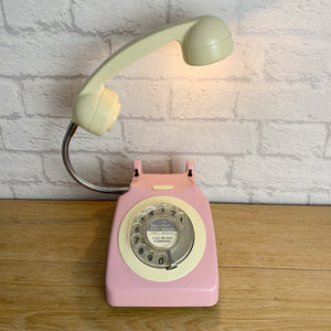 Lamp Pink, Pink Desk Lamp, Pink Office Decor, Pink Bedside Lamp, Home Office Decor, Quirky Gifts, Retro Lamp, Working From Home, Girly Gift