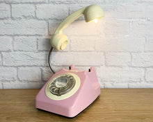 Load image into Gallery viewer, Lamp Pink, Pink Desk Lamp, Pink Office Decor, Pink Bedside Lamp, Home Office Decor, Quirky Gifts, Retro Lamp, Working From Home, Girly Gift
