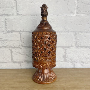 Moroccan Lantern, Lantern Lamp, Bronze Lantern, Moroccan Lamp, Moroccan Decor, Ceramic Lantern, Vintage Home, Quirky Decor, Quirky Gift
