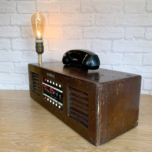 Antique Desk Lamp, Bluetooth Speaker, Vintage Upcycled Desk Lamp, Antique Decor, Quirky Office, Retro USB Bluetooth, Unique Office Lighting