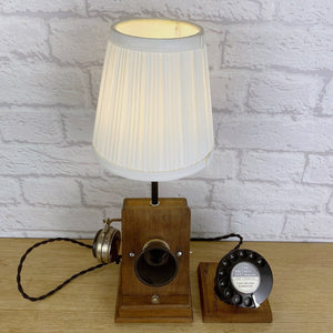 Retro Telephone Desk Lamp, Retro Office Decor, Retro Gifts, Telephone Desk Lamp, Vintage Home Decor, Vintage Gifts, Quirky Gift, Home Office