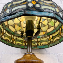 Load image into Gallery viewer, Vintage Wood Lamp, Vintage Lamp, Wood Lamp, Wood Light, Vintage Home Decor, 1940s Antique, Cottagecore, British Vintage, English Antique
