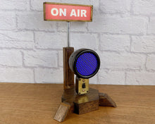 Load image into Gallery viewer, Music Lover Gift, Vintage Microphone Lamp
